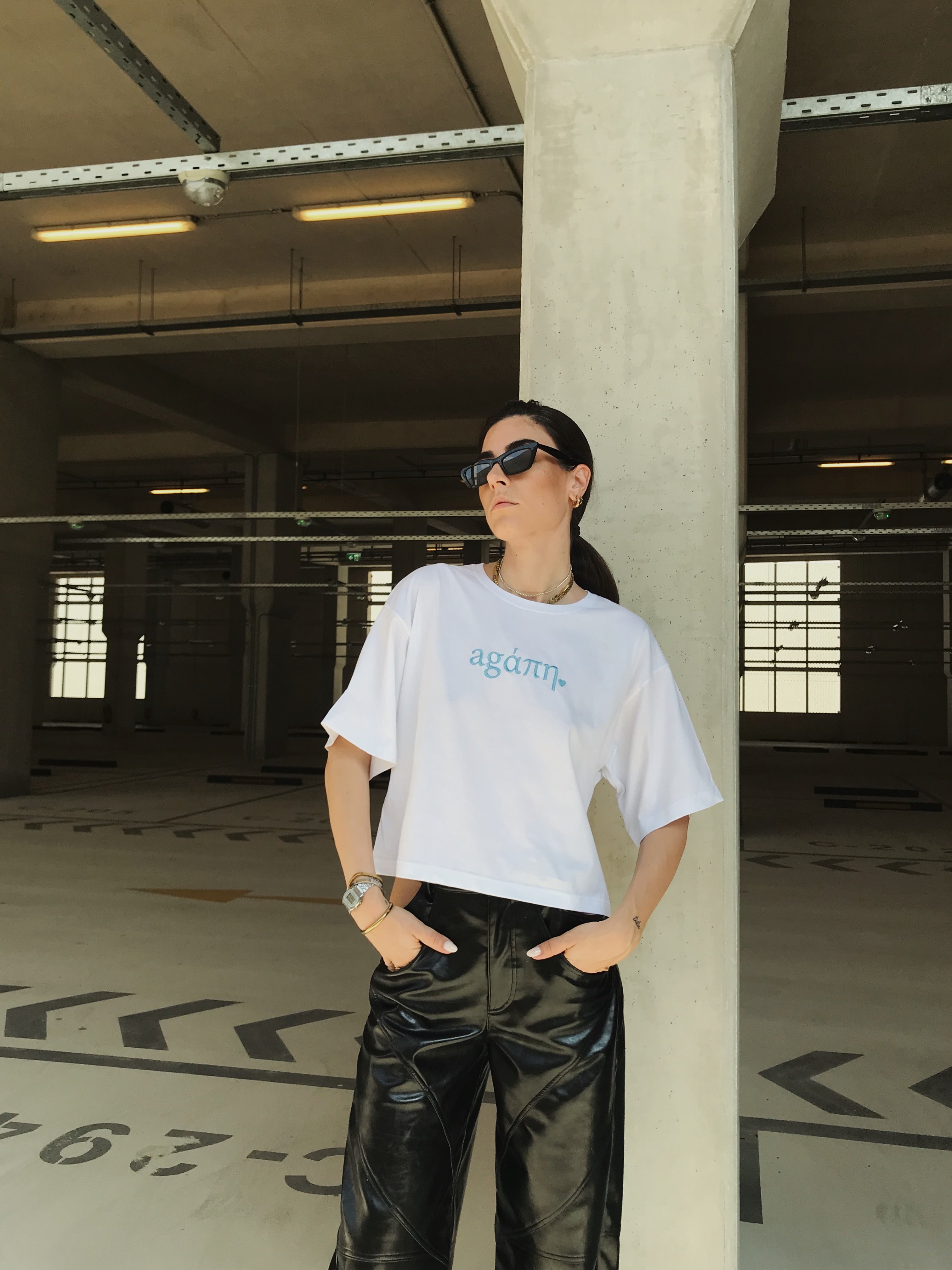 AGAPI- Cropped Edition Tee