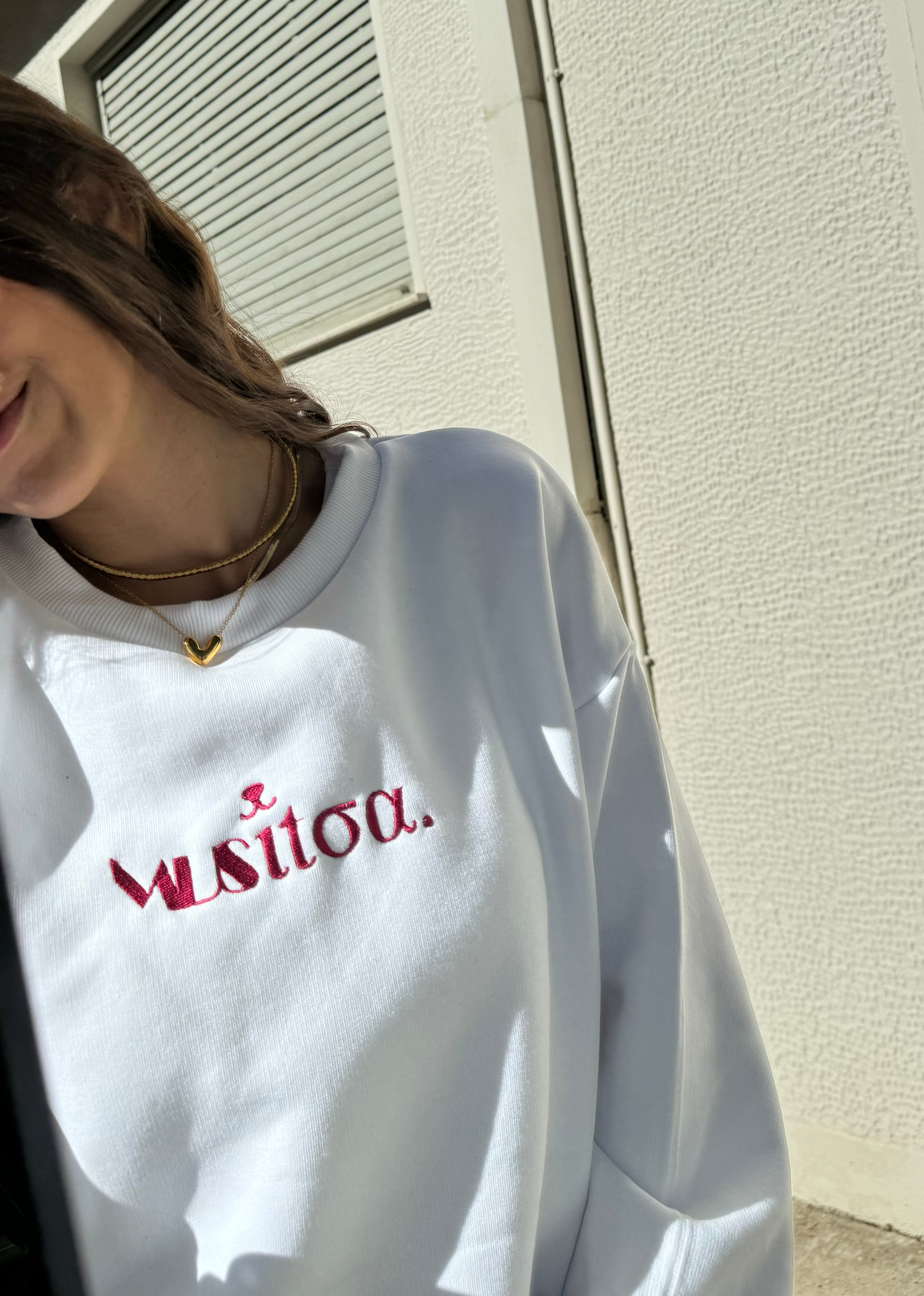 Musitsa sweatshirt-White