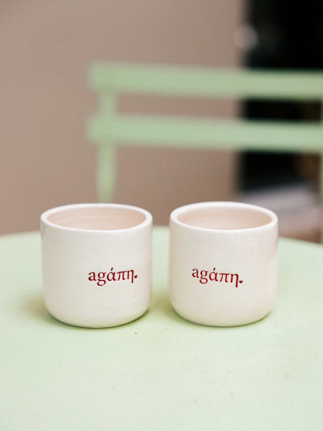 Agáπη Ceramic Mug – A Cup of Love