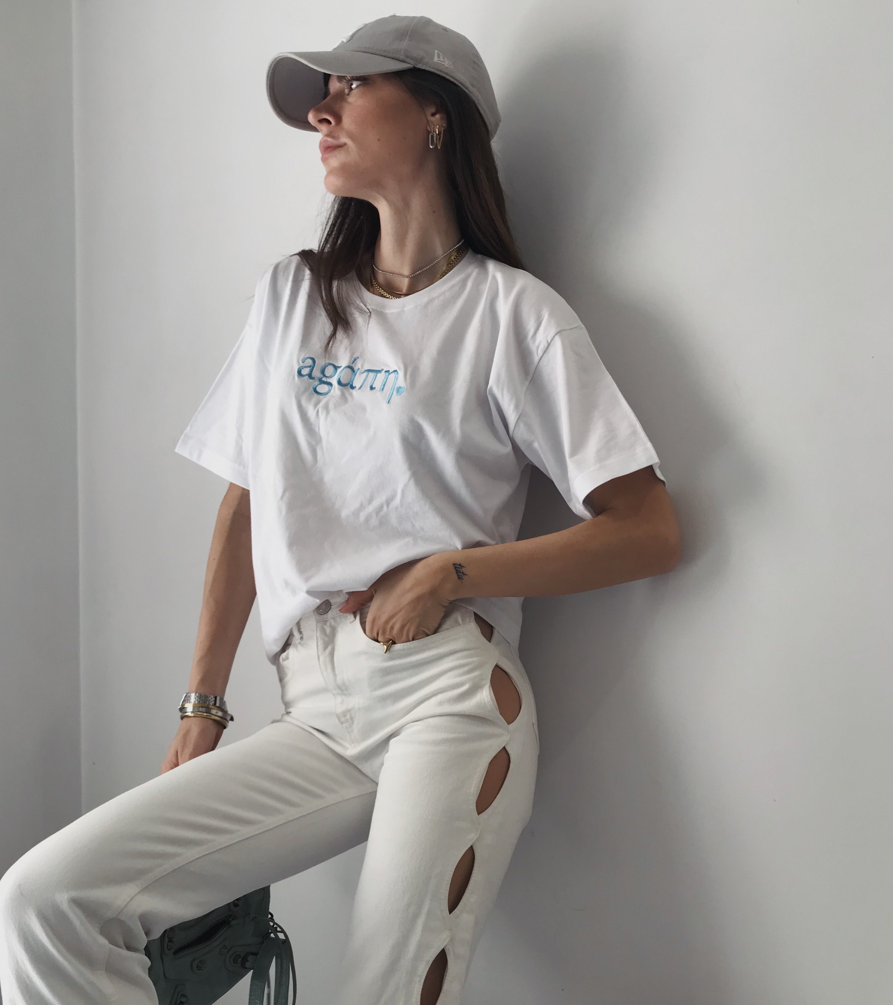 AGAPI- Musa Tee - WHITE
