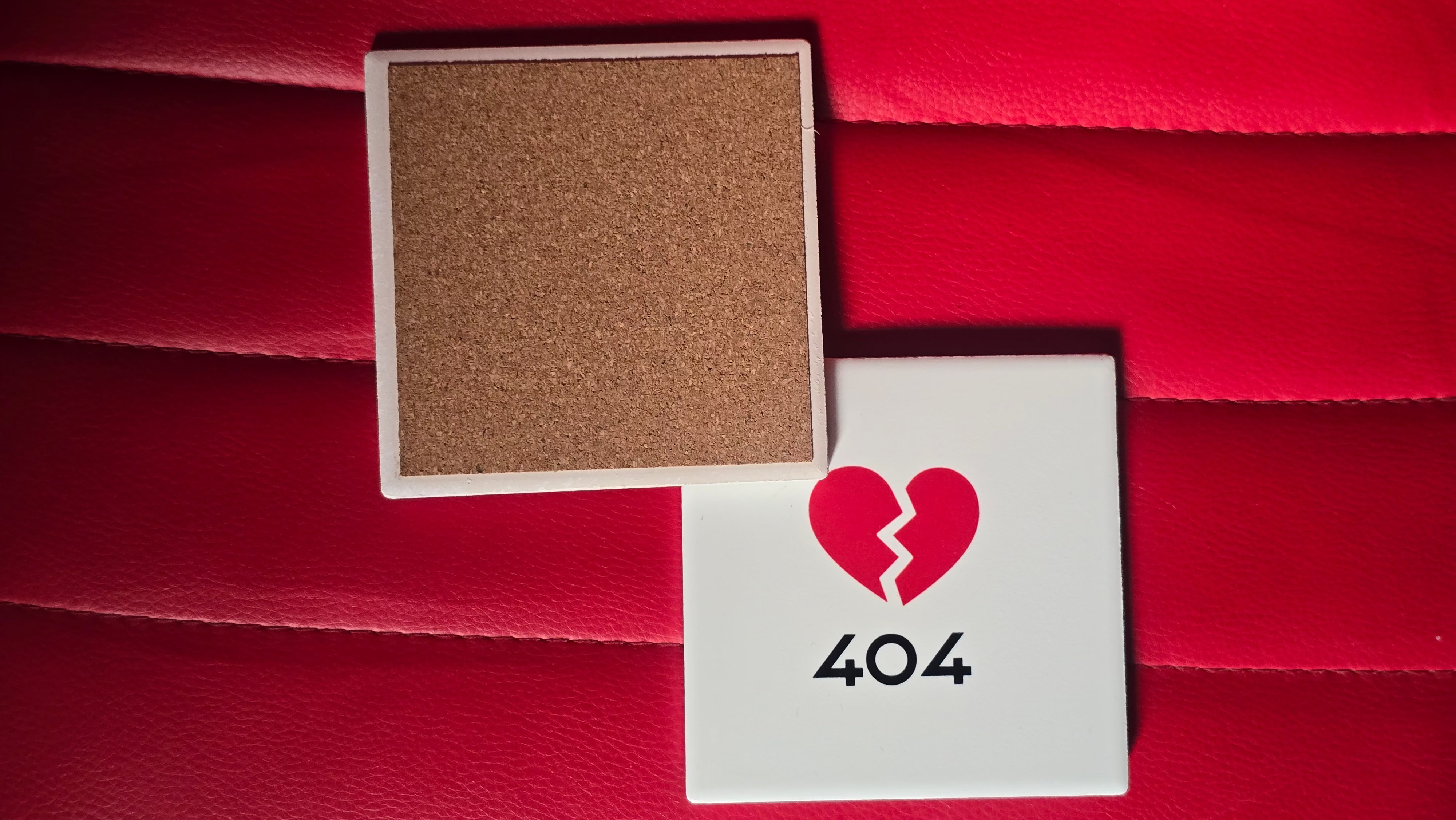 404 Ceramic Coaster Set (2 pcs)